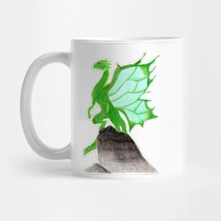 Standing Proud over my Entire Kingdom- Dragon White Mug